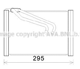 AVA QUALITY COOLING ftv443 -  Испаритель, кондиционер